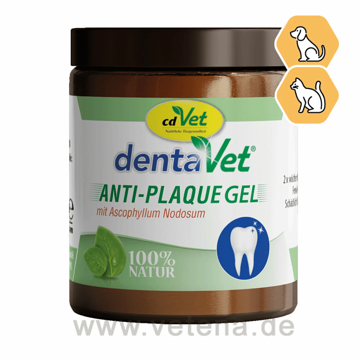 CdVet DentaVet AntiPlaque Gel Für Hunde & Katzen 1 CdVet DentaVet AntiPlaque Gel Für Hunde & Katzen