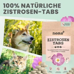 Noms+ Zistrosen Tabs Für Hunde & Katzen -Geschäft Für Tierbedarf nomsplus zistrosen tabs hunde katzen6
