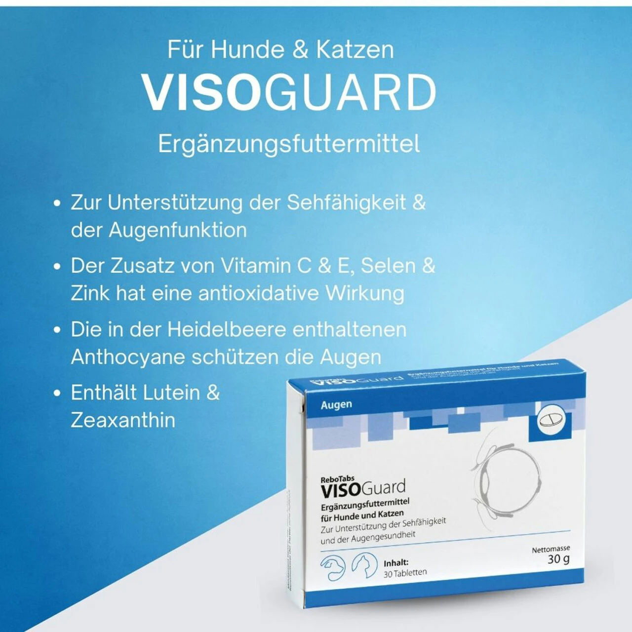 ReboTabs VISOGuard Für Hunde & Katzen 2 ReboTabs VISOGuard Für Hunde & Katzen – Bild 2