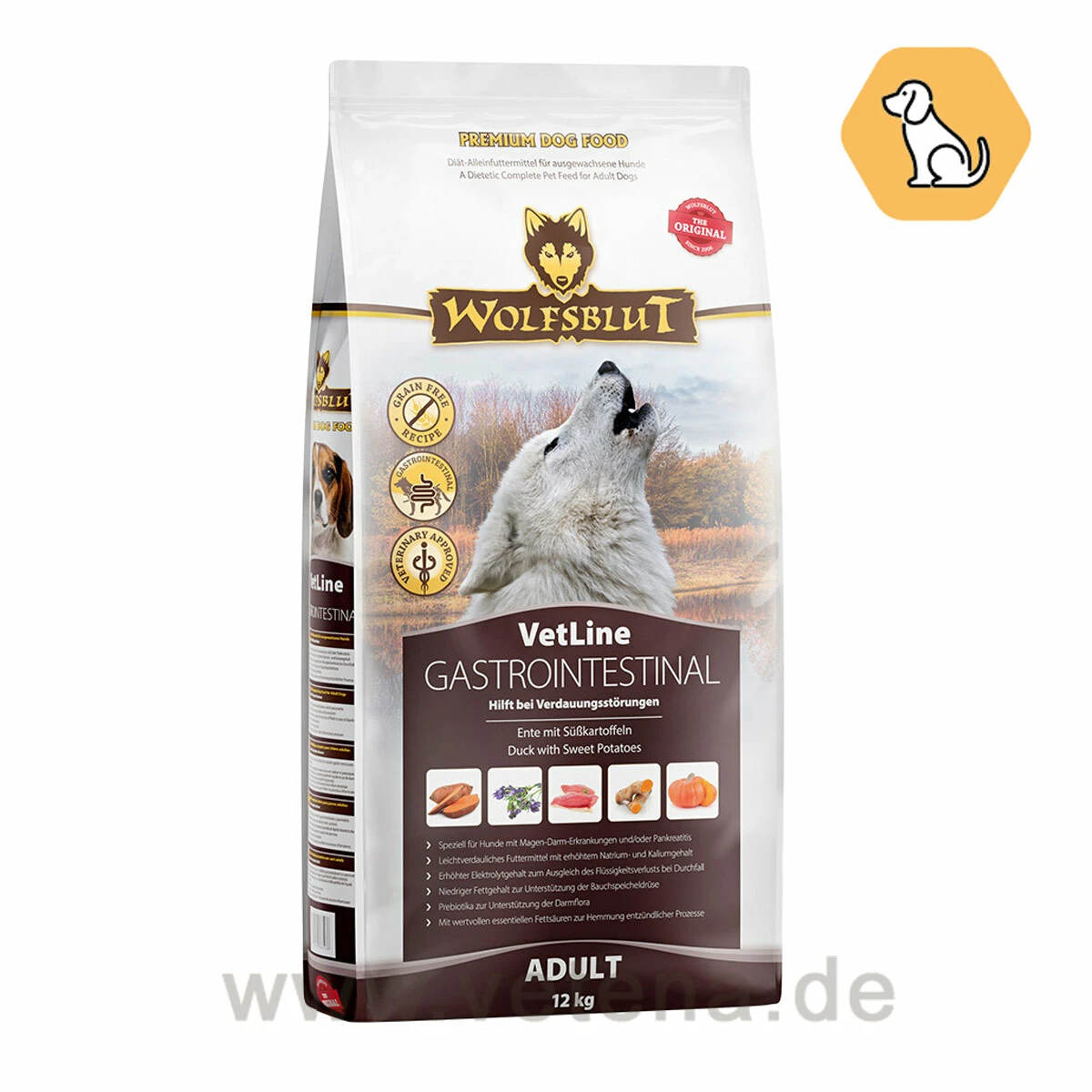 Wolfsblut VetLine Gastrointestinal Trockenfutter Für Hunde 1 Wolfsblut VetLine Gastrointestinal Trockenfutter Für Hunde